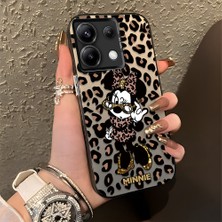 Ucuc Xiaomi Poco X6 Uyumlu Sert Akrilik Arka Silikon Kenar Lens Koruma Şık Baskı Kılıf