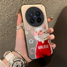 Ucuc Vivo X200 Pro Uyumlu Sert Akrilik Arka Silikon Kenar Lens Koruma Şık Baskı Kılıf
