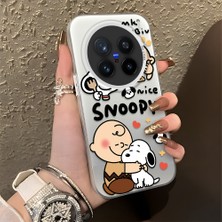 Ucuc Vivo X200 Pro Uyumlu Sert Akrilik Arka Silikon Kenar Lens Koruma Şık Baskı Kılıf