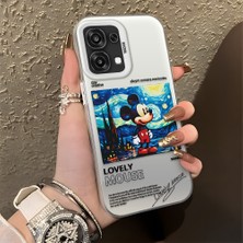 Ucuc Oppo A6 Pro 4g/5g Uyumlu Sert Akrilik Arka Silikon Kenar Lens Koruma Şık Baskı Kılıf