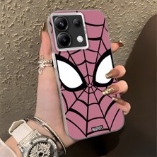 Ucuc Xiaomi Poco X6 Uyumlu Sert Akrilik Arka Silikon Kenar Lens Koruma Şık Baskı Kılıf