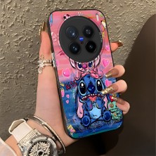 Ucuc Vivo X200 Pro Uyumlu Sert Akrilik Arka Silikon Kenar Lens Koruma Şık Baskı Kılıf