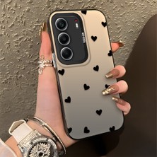 Ucuc Tecno Camon 40(Cm5) Uyumlu Sert Akrilik Arka Silikon Kenar Lens Koruma Şık Baskı Kılıf