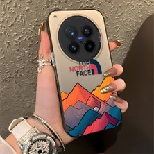 Ucuc Vivo X300 Pro Uyumlu Sert Akrilik Arka Silikon Kenar Lens Koruma Şık Baskı Kılıf