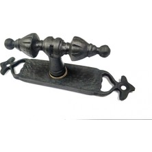 Savarga Antika Tarz Dekoratif Pirinç Burma Pencere Kolu - 152X32 Mm, Oksit