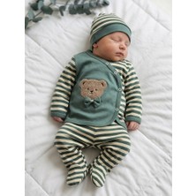 Panfilia Erkek Bebek Hastane Çıkışı 3'lü Set / Zıbın