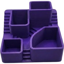 Dekoratif 3D Kaktüs Saksısı Çok Bölmeli Minimal Bitki Düzenleyici - Lisinya