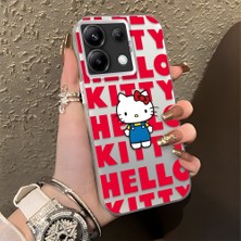 Ucuc Xiaomi Poco X6 Uyumlu Sert Akrilik Arka Silikon Kenar Lens Koruma Şık Baskı Kılıf