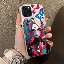 Ucuc iPhone 13 Pro Max Uyumlu Sert Akrilik Arka Silikon Kenar Lens Koruma Şık Baskı Kılıf