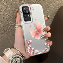 Ucuc Xiaomi Redmi K50 Ultra Uyumlu Sert Akrilik Arka Silikon Kenar Lens Koruma Şık Baskı Kılıf
