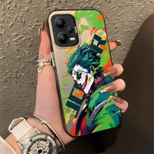 Ucuc Xiaomi Redmi Note 12 5g Uyumlu Sert Akrilik Arka Silikon Kenar Lens Koruma Şık Baskı Kılıf