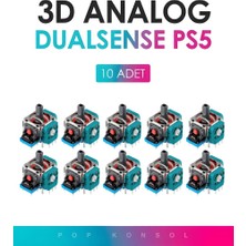 10 Adet Ps5 3D Analog Joystick Motor Playstation 5 Dualsense Kol Tamir Yedek Parça