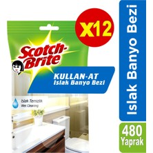 Scotch Brite Kullan-At Islak Banyo BEZI-480YAPRAK(40*12)