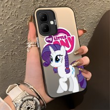 Ucuc Infinix Smart 10 Uyumlu Sert Akrilik Arka Silikon Kenar Lens Koruma Şık Baskı Kılıf