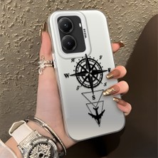 Ucuc Xiaomi Poco X7 Pro Uyumlu Sert Akrilik Arka Silikon Kenar Lens Koruma Şık Baskı Kılıf