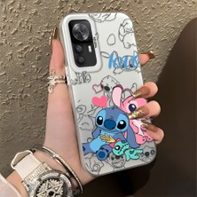 Ucuc Xiaomi Redmi K50 Ultra Uyumlu Sert Akrilik Arka Silikon Kenar Lens Koruma Şık Baskı Kılıf