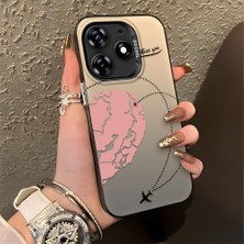 Ucuc Tecno Spark 10 Pro(Kı7) Uyumlu Sert Akrilik Arka Silikon Kenar Lens Koruma Şık Baskı Kılıf