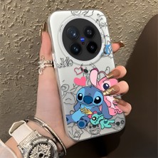 Ucuc Vivo X200 Pro Uyumlu Sert Akrilik Arka Silikon Kenar Lens Koruma Şık Baskı Kılıf