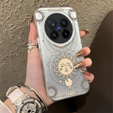 Ucuc Vivo X200 Pro Uyumlu Sert Akrilik Arka Silikon Kenar Lens Koruma Şık Baskı Kılıf
