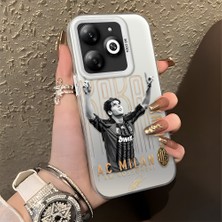 Ucuc Tecno Spark Go 2024(BG6) Uyumlu Sert Akrilik Arka Silikon Kenar Lens Koruma Şık Baskı Kılıf