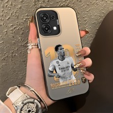 Ucuc Oppo F31 Uyumlu Sert Akrilik Arka Silikon Kenar Lens Koruma Şık Baskı Kılıf