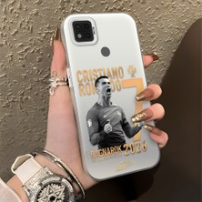 Ucuc Xiaomi Poco C31 Uyumlu Sert Akrilik Arka Silikon Kenar Lens Koruma Şık Baskı Kılıf