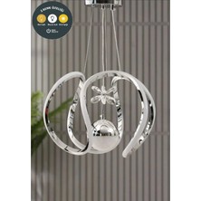 Lzy Avize Store Tek Toplu Amissos Krom Avize – Salon, Yemek Masası, Mutfak, Antre ve Çocuk Odası Aydınlatma