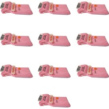 Omeyva Plastik Çatal Pembe Renkli Lüx Parti Piknik Davet Doğum Günü Çatalı - 18 Cm. - 25 Adetlik 10 Paket