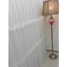 Nivemes Home Nivemeshome Perlina 101 Ekru  1/2,5  Pileli Tül Perde Apm