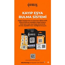 Ebumerang Bumerang Akıllı Qr Kodlu Kayıp Eşya Bulma Sistemi – Tekli Mini Sticker