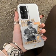 Ucuc Samsung Galaxy A16 4g/5g Uyumlu Sert Akrilik Arka Silikon Kenar Lens Koruma Şık Baskı Kılıf