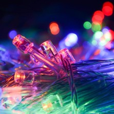 Popüler Sepet 10 Metre 100 Ledli 8 Fonksiyonlu Karışık Renkli Rgb LED Lamba