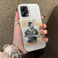 Ucuc Xiaomi Redmi Note 12 5g Uyumlu Sert Akrilik Arka Silikon Kenar Lens Koruma Şık Baskı Kılıf
