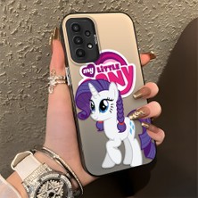 Ucuc Samsung Galaxy A23 4g/5g Uyumlu Sert Akrilik Arka Silikon Kenar Lens Koruma Şık Baskı Kılıf