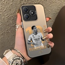 Ucuc Realme Note 60 Uyumlu Sert Akrilik Arka Silikon Kenar Lens Koruma Şık Baskı Kılıf