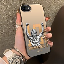 Ucuc iPhone 7/8/se 2020 2022 Uyumlu Sert Akrilik Arka Silikon Kenar Lens Koruma Şık Baskı Kılıf