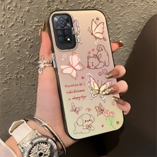 Ucuc Xiaomi Redmi Note 11 Pro 4g/5g Uyumlu Sert Akrilik Arka Silikon Kenar Lens Koruma Şık Baskı Kılıf
