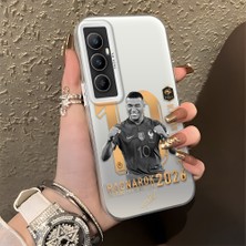 Ucuc Realme C65 4g Uyumlu Sert Akrilik Arka Silikon Kenar Lens Koruma Şık Baskı Kılıf
