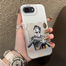 Ucuc iPhone 17E Uyumlu Sert Akrilik Arka Silikon Kenar Lens Koruma Şık Baskı Kılıf