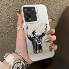 Ucuc Xiaomi Mi 13T/MI 13T Pro Uyumlu Sert Akrilik Arka Silikon Kenar Lens Koruma Şık Baskı Kılıf