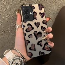 Ucuc Tecno Spark Go 2(Km4) Uyumlu Sert Akrilik Arka Silikon Kenar Lens Koruma Şık Baskı Kılıf