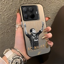 Ucuc Xiaomi Mi 15T Pro Uyumlu Sert Akrilik Arka Silikon Kenar Lens Koruma Şık Baskı Kılıf