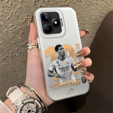Ucuc Realme Note 50 Uyumlu Sert Akrilik Arka Silikon Kenar Lens Koruma Şık Baskı Kılıf