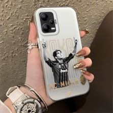 Ucuc Xiaomi Redmi Note 12 5g Uyumlu Sert Akrilik Arka Silikon Kenar Lens Koruma Şık Baskı Kılıf
