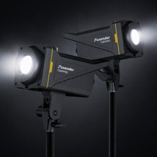 CoverZone LED Işık Profesyonel Aydınlatma, 2700K-6500K Ayarlanabilir Renk Sıcaklığı, RA95+ Crı, Cob Led, Kumanda ve Mobil Uygulama Kontrollü, AC220V Video Fotoğraf Işığı | T200 Pro