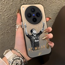 Ucuc Vivo X300 Uyumlu Sert Akrilik Arka Silikon Kenar Lens Koruma Şık Baskı Kılıf