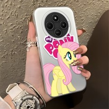 Ucuc Xiaomi Redmi A4 Uyumlu Sert Akrilik Arka Silikon Kenar Lens Koruma Şık Baskı Kılıf