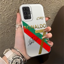 Ucuc Samsung Galaxy A23 4g/5g Uyumlu Sert Akrilik Arka Silikon Kenar Lens Koruma Şık Baskı Kılıf