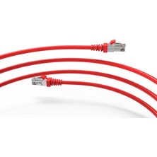 Inca Icat6 50Cm Kırmızı Cat6 Kablo
