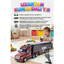 Farbu Oyuncak 4 Fonksiyon Uzaktan Kumandalı Gerçekci Işık Adyınlatmalı Dev 77CM 2.4ghz Dorseli Oyuncak Tır
